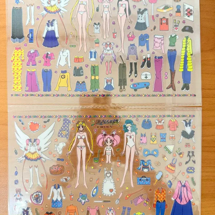 [BUNJANG] Sailor Moon Coordinate Sticker Set / 세일러문 코디스티커