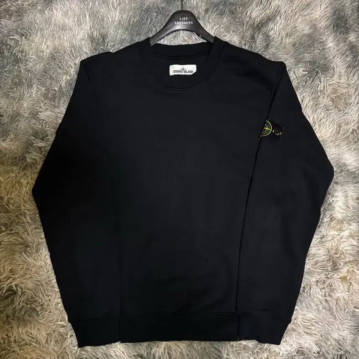 [BUNJANG] Stone Island Crewneck Sweatshirt Black L / 스톤아일랜드 맨투맨 블랙 L