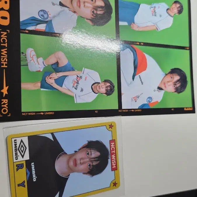 [BUNJANG] NCT Wish Umbro Ry 4-Cut Photocard / 엄브로 엔위시 엔시티 위시 료 포카 네컷