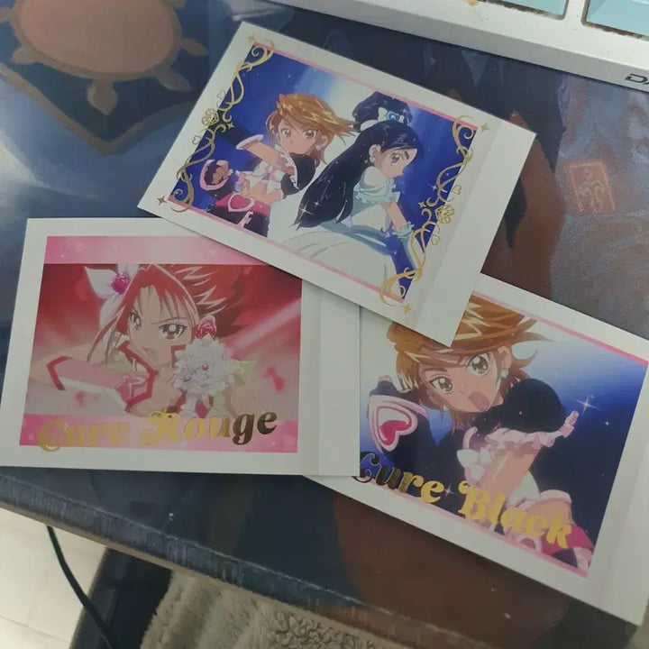 [BUNJANG] Precure Goods Card Set Cure Black, White, Rouge Pashacore / 프리큐어 굿즈 카드 세트 큐어블랙,화이트,루즈 파샤코레 PREMIU