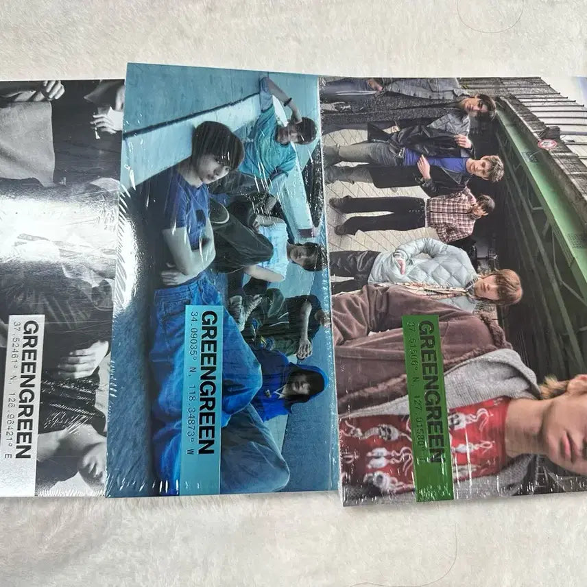 [BUNJANG] Cortis GREENGREEN Album Set (Sealed) / cortis 코르티스 GREENGREEN 미개봉 앨범 세트
