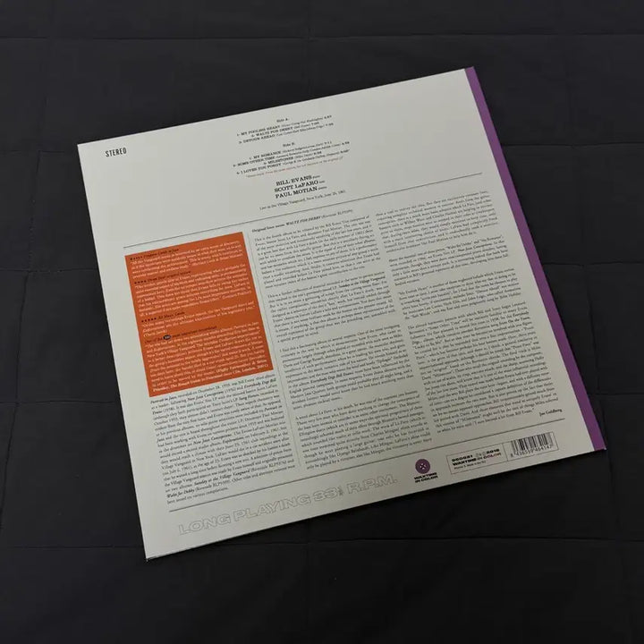 [BUNJANG] Bill Evans Trio Waltz for Debby LP Vinyl / 빌 에반스 트리오 Waltz for Debby LP 바이닐 새상품