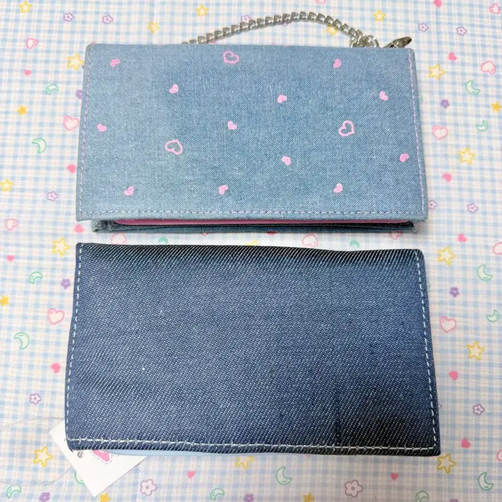 [BUNJANG] Wawa109 Aineko Denim Wallet / 고전문구 고전 와와109 아이네꼬 지갑 아이네코 지갑 청지갑 데님지갑