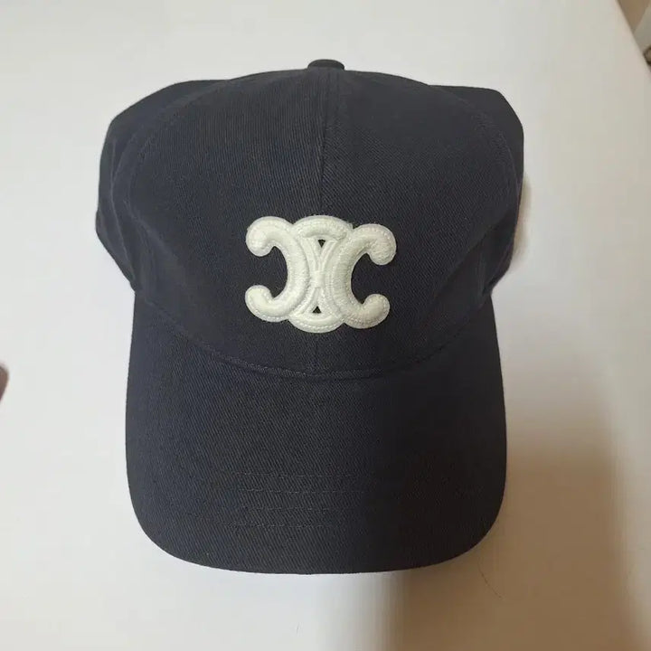 [BUNJANG] Celine Triomphe Cap Charcoal New / 셀린느 트리오페 볼캡 차콜 새상품