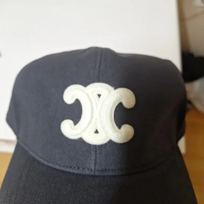 [BUNJANG] Celine Triomphe Cap Charcoal New / 셀린느 트리오페 볼캡 차콜 새상품