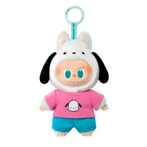 [BUNJANG] Pop Mart Sanrio Labubu Pochacco Plush Keychain / [팝마트] 산리오 라부부 포차코