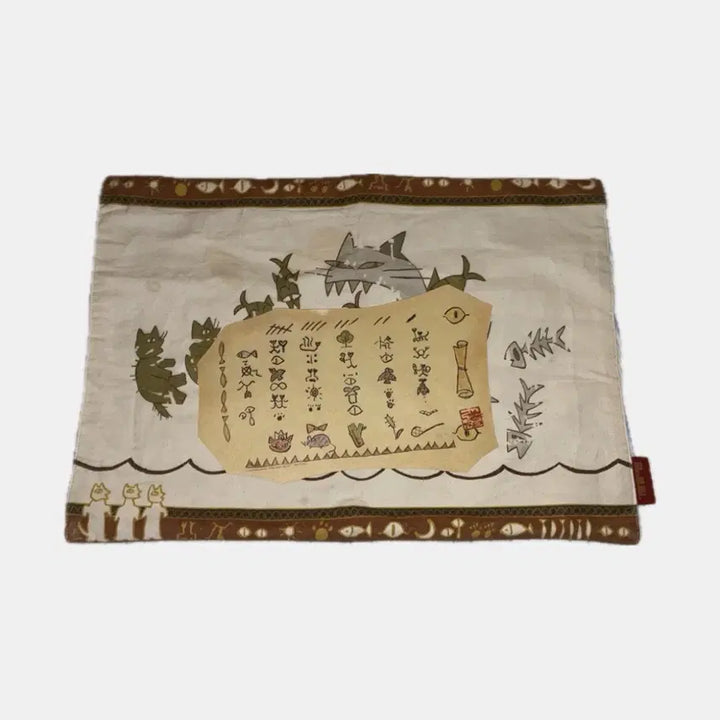[BUNJANG] Studio Ghibli The Cat Returns Lunch Mat &amp; Special Poster Bundle Set / 택포) 지브리 고양이의보은 특전 사례목록 포스터