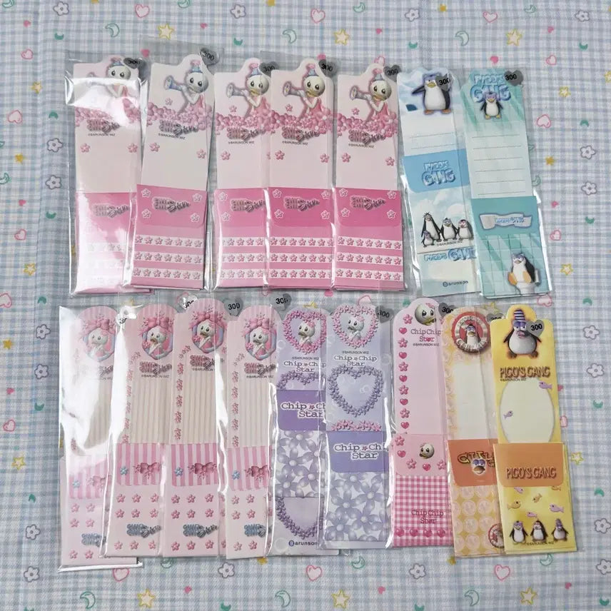 [BUNJANG] Vintage Stationery Set - Kkoma Ttorae Mini Letter Paper / 고전문구 고전 꼬마또래 미니 편지지 편선지 바른손 칩칩스타 피코스갱