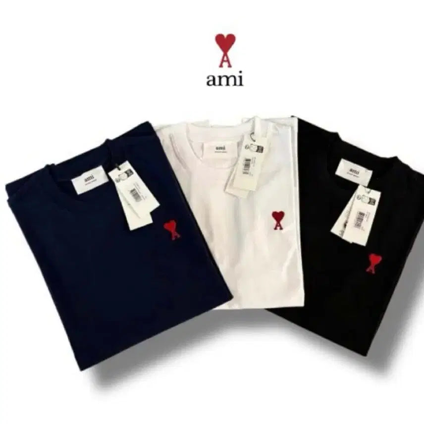 [BUNJANG] AMI Logo T-Shirt / [정품] AMI 반팔티