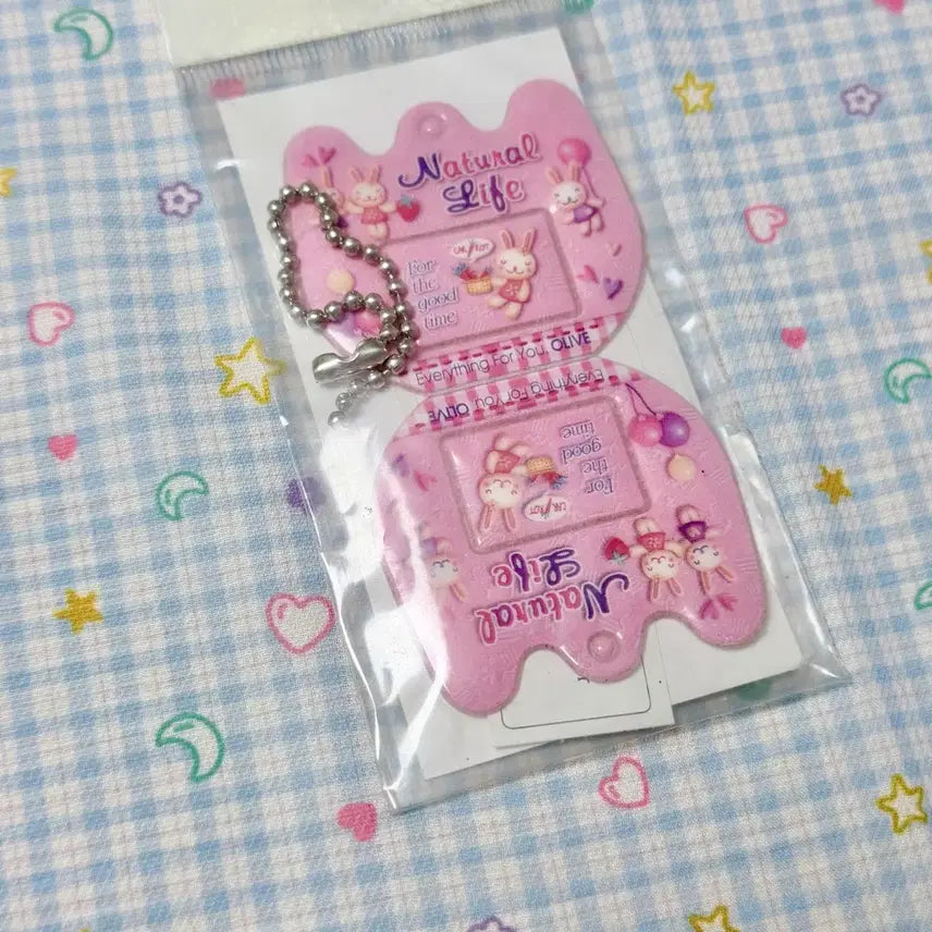 [BUNJANG] Vintage Frame Sticker Keychain / 고전문구 고전 프레임스티커 키링 포토 스티커 키링
