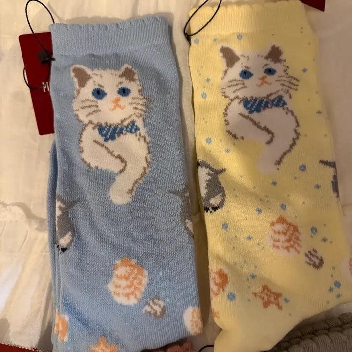 [BUNJANG] Pink House Socks / 핑크 하우스 양말 삭스