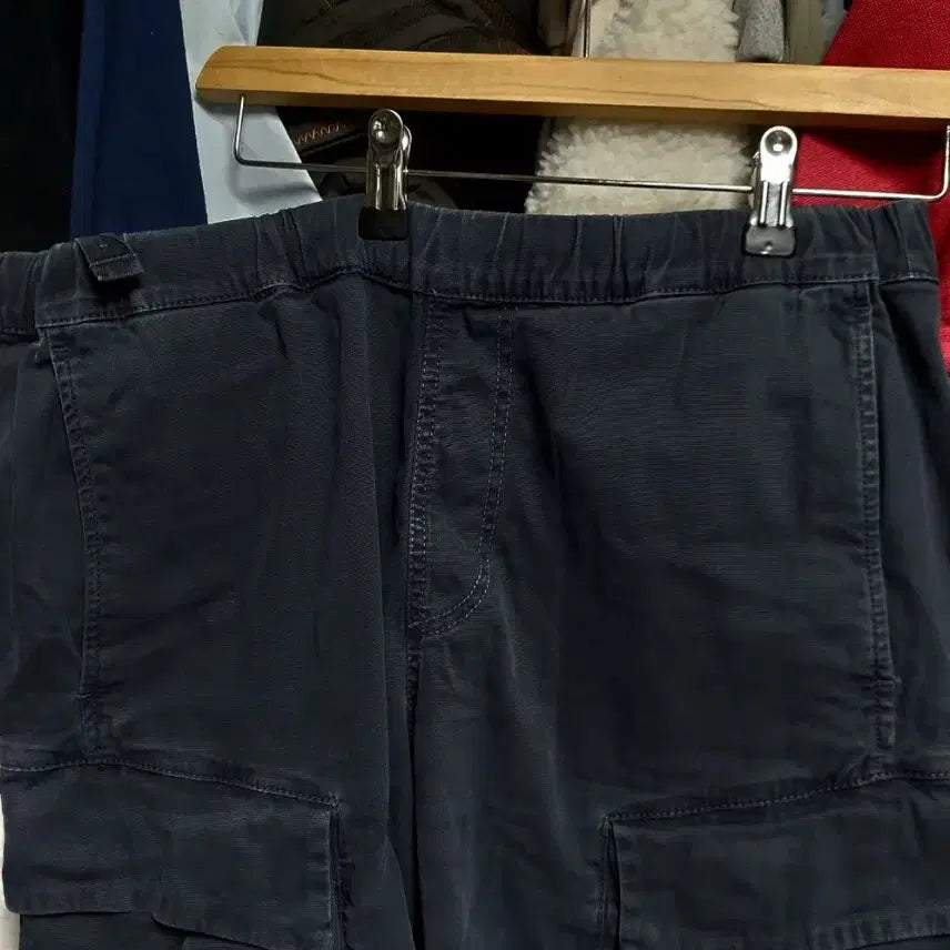 [BUNJANG] Stone Island Navy Cargo Jogger Pants W32 Regular Fit / 스톤아일랜드 네이비 카고 조거 허리밴딩 레귤러핏 w32 백화점판