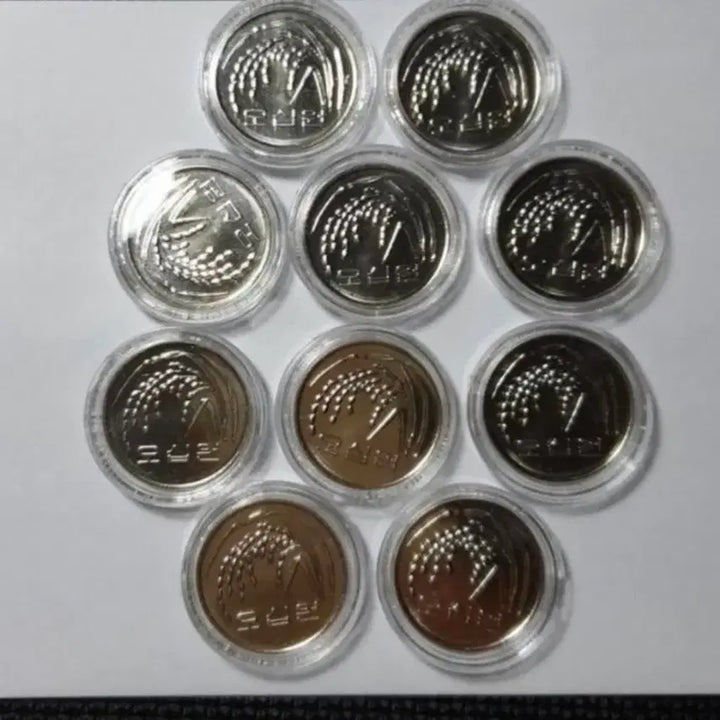 [BUNJANG] 2020 Unused 50 Won Coin Bundle (10 pcs) / 2020년 미사용 50원주화 10개 일괄.한국은행 주화 화폐 동전