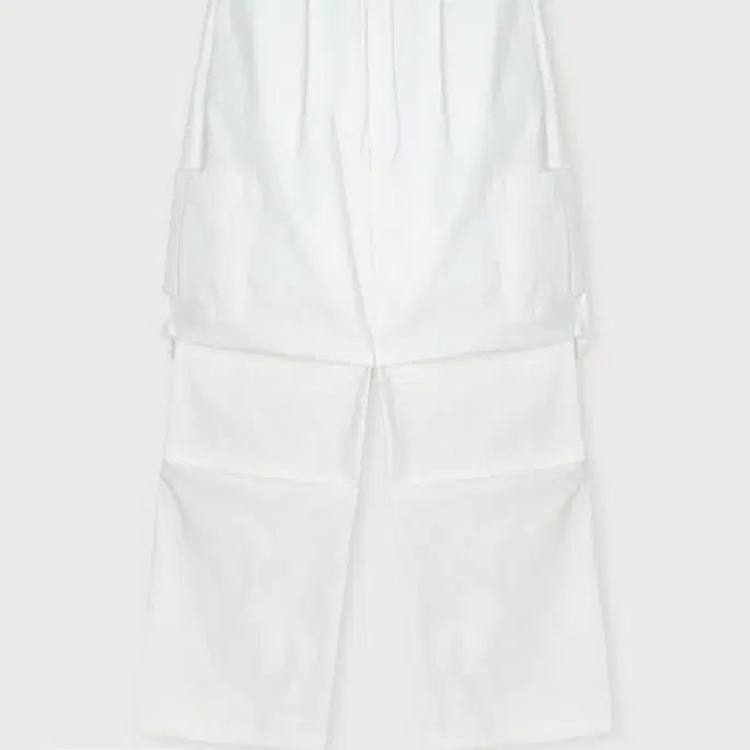 [BUNJANG] Ethos Side Pocket Banding Pants White / 에토스 사이드 포켓 밴딩 팬츠 화이트