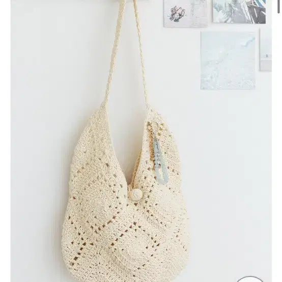 [BUNJANG] J.ESTINA Hobo Bag Cream / <새상품> 제이에스티나 호보백 판매합니다 크림컬러