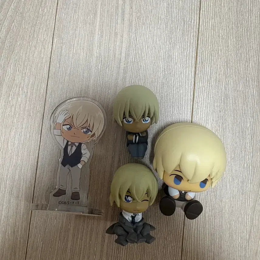 [BUNJANG] Detective Conan Amuro ~Machiboke~ Figure &amp; Chizimase Figure Set / 명탐정코난 아무로 마치보케 피규어 및 치지마세 피규어 등