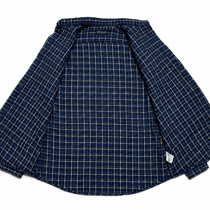 [BUNJANG] Uniqlo Heavy Check Flannel Shirt (M) / JPN 00s 일본 빈티지 y2k 아메카지 올드 유니클로 헤비 체크 셔츠