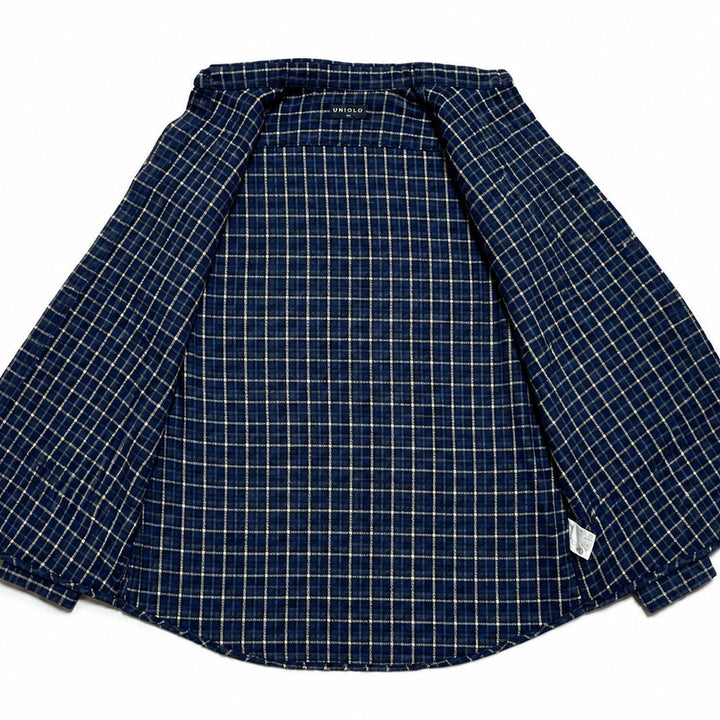 [BUNJANG] Uniqlo Heavy Check Flannel Shirt (M) / JPN 00s 일본 빈티지 y2k 아메카지 올드 유니클로 헤비 체크 셔츠