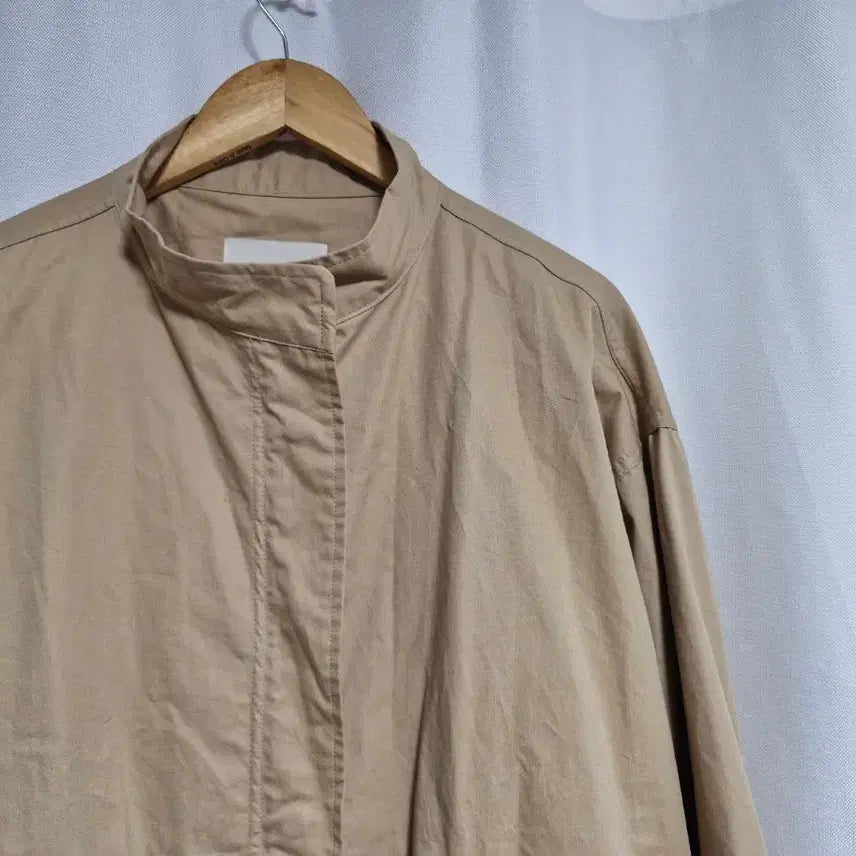 [BUNJANG] Simple Beige Long Field Jacket / simple beige 롱 야상