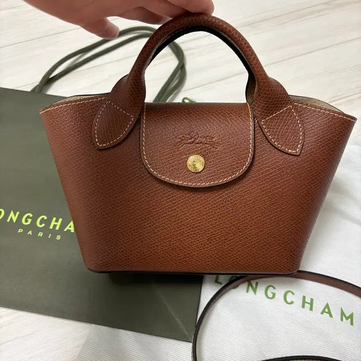 [BUNJANG] Longchamp Epure XS Top Handle Bag (Brown) / 롱샴 에퓌르 XS 탑 핸들백(브라운 색상)
