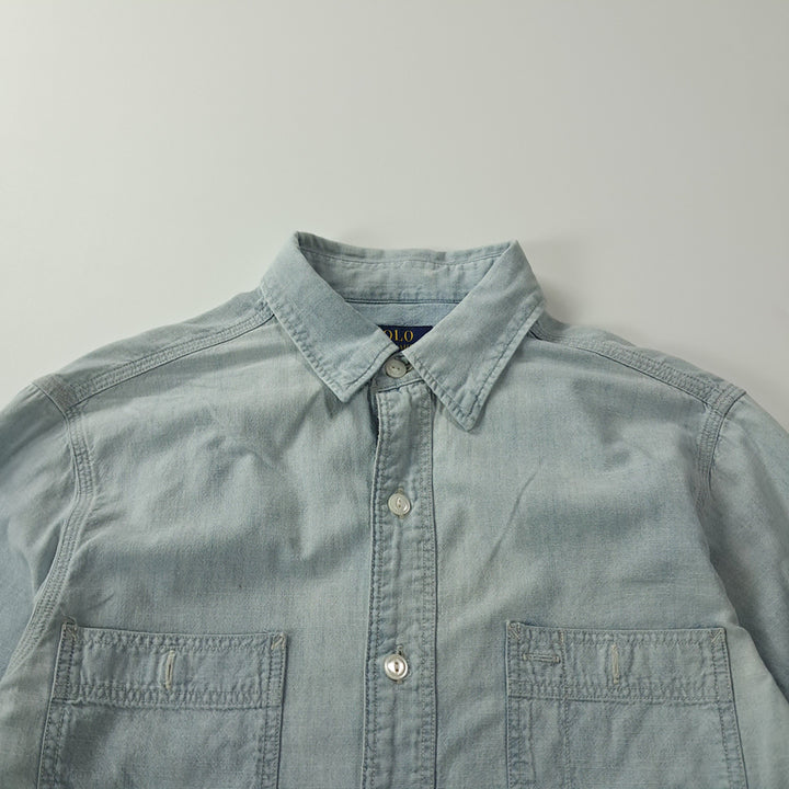 [BUNJANG] Polo Ralph Lauren RLYC Chambray Work Shirt / CK696 S 폴로 RLYC 요트클럽 샴브레이 워크 셔츠 남방