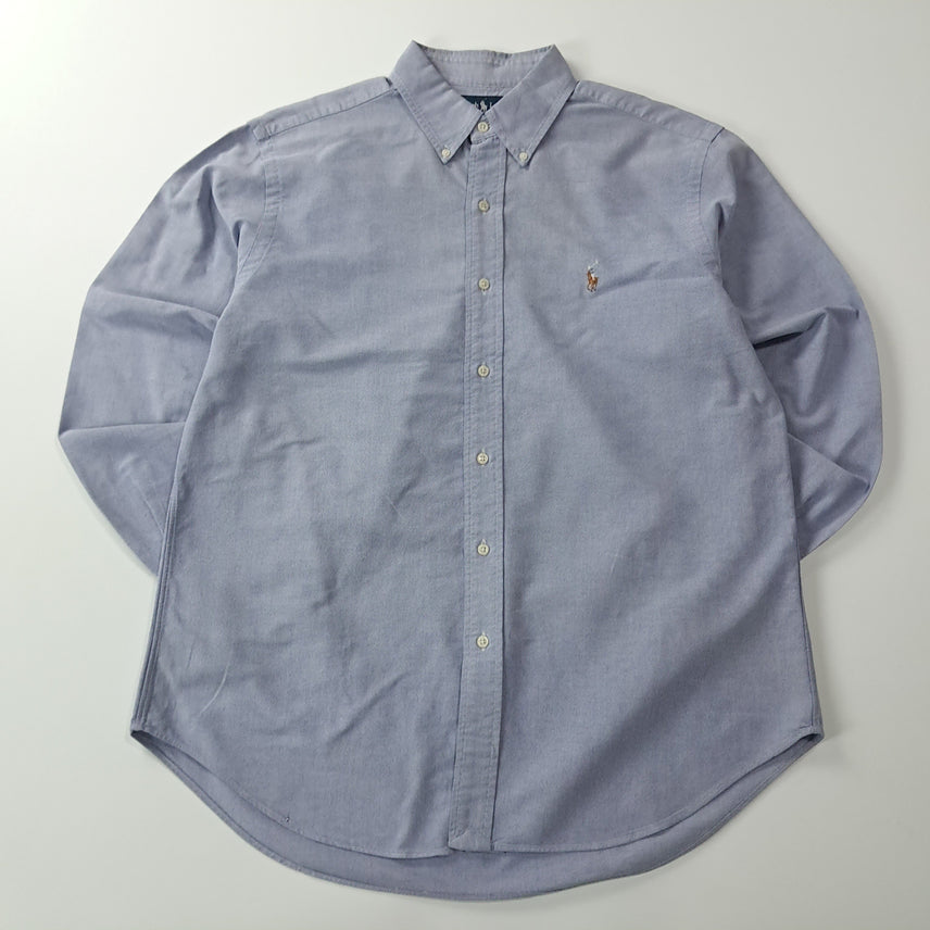 [BUNJANG] Polo Ralph Lauren 90s Multi-Pony Oxford Shirt - Lavender Blue (L) / CK698 L 폴로 90s 멀티포니 라벤더블루 셔츠 남방