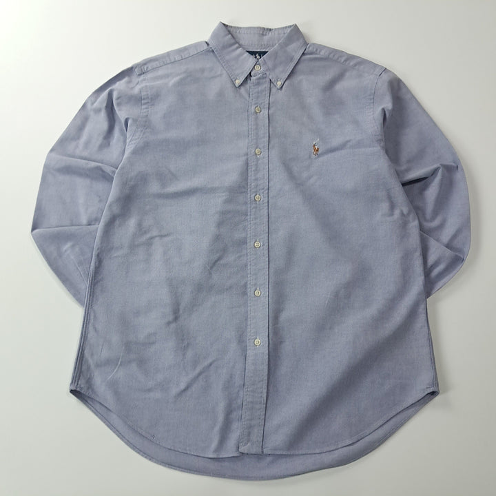 [BUNJANG] Polo Ralph Lauren 90s Multi-Pony Oxford Shirt - Lavender Blue (L) / CK698 L 폴로 90s 멀티포니 라벤더블루 셔츠 남방