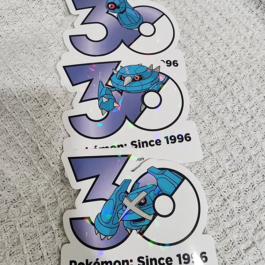 [BUNJANG] Pokemon 30th Anniversary Sticker Set - Metang, Metang, Metagross / 포켓몬 30주년 스티커 메탕, 메탕구, 메타그로스 팝니다