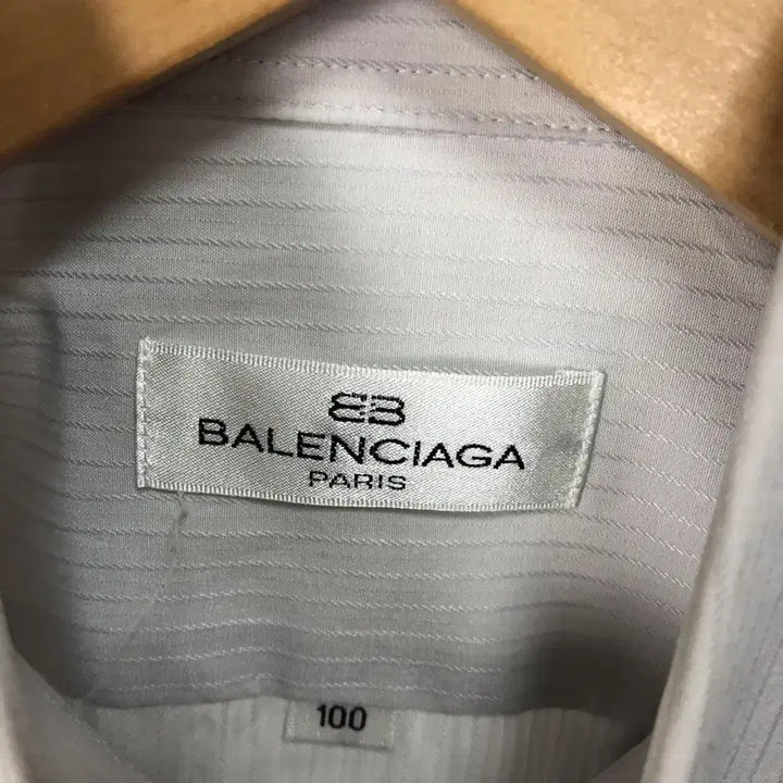 [BUNJANG] Balenciaga Authentic Embroidered Logo Pocket Shirt / 발렌시아가 정품 자수로고 셔츠