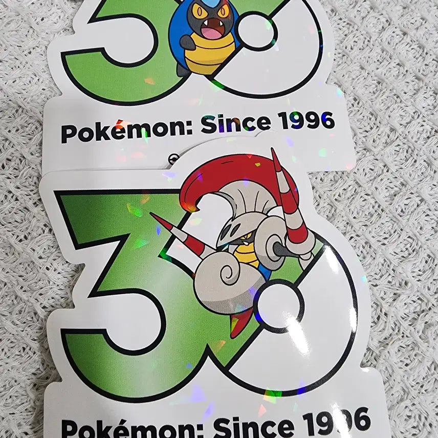 [BUNJANG] Pokemon 30th Anniversary Stickers: Dwebble &amp; Crustle / 포켓몬 30주년 스티커 딱정곤 , 슈바르고 팝니다 :)