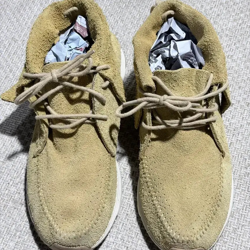 [BUNJANG] RANSOM Suede Moccasins Beige / RANSOM 스웨이드 모카신 캐주얼화
