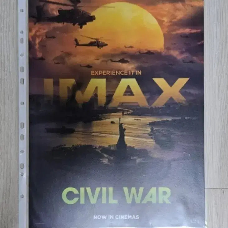 [BUNJANG] Captain America: Civil War IMAX Poster / 캡틴 아메리카 시빌 워 IMAX 포스터
