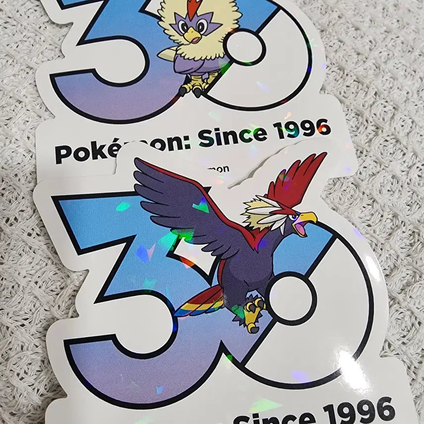 [BUNJANG] Pokemon 30th Anniversary Sticker Set - Sunflora &amp; Corvisquire / 포켓몬 30주년 스티커 수리둥보 , 워글 팝니다 :)