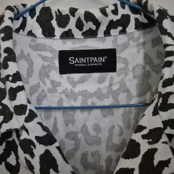 [BUNJANG] Saintpain Leopard Pattern Short Sleeve Shirts Bundle / 세인트페인 레오파드 옐로우, 화이트 셔츠 일괄 판매