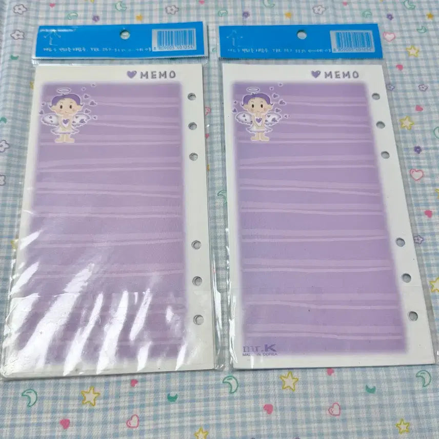 [BUNJANG] Vintage Mister K 6-Ring Binder Diary Inserts / 고전문구 고전 미스터케이 6공 다이어리 속지 육공 다이어리 속지