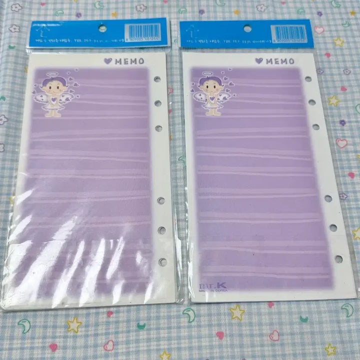 [BUNJANG] Vintage Mister K 6-Ring Binder Diary Inserts / 고전문구 고전 미스터케이 6공 다이어리 속지 육공 다이어리 속지
