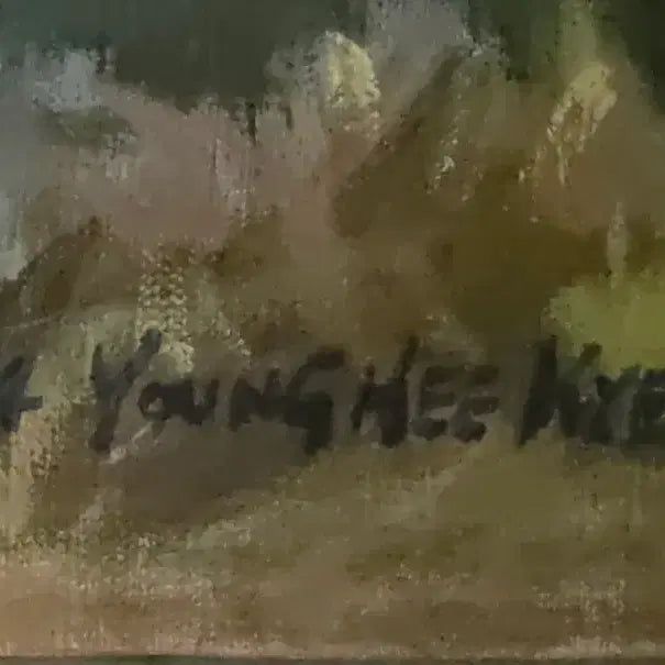 [BUNJANG] Kye Young-hee Oil Painting No. 10 (F) - "Han River Bridge" / *서양화가  계영희  한강교 유화 10호(F)