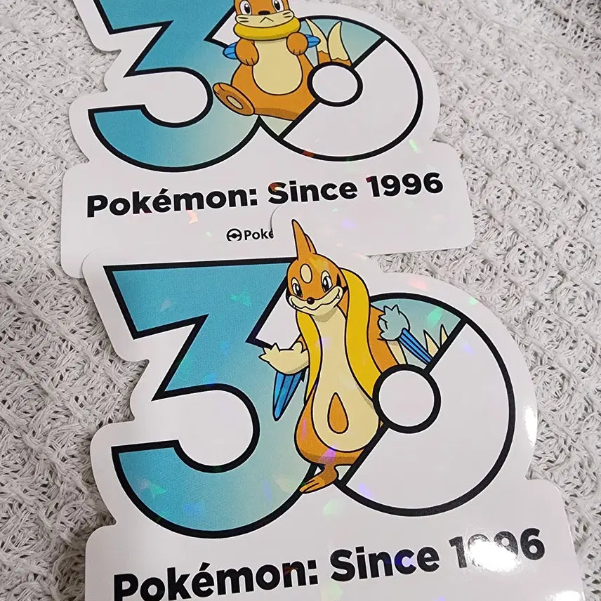 [BUNJANG] Pokemon 30th Anniversary Sticker - Buizel &amp; Floatzel / 포켓몬 30주년 스티커 브이젤 , 플로젤 팝니다 :)