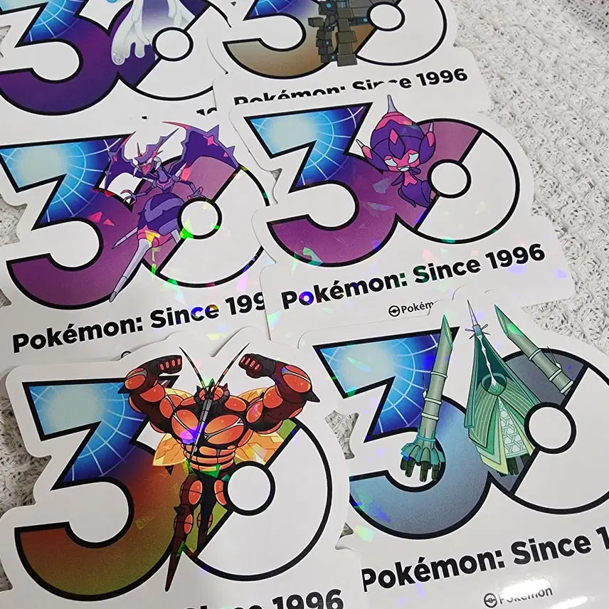 [BUNJANG] Pokemon 30th Anniversary Sticker Ultra Beasts Set / 포켓몬 30주년 스티커 울트라비스트 6종 팝니다 :)
