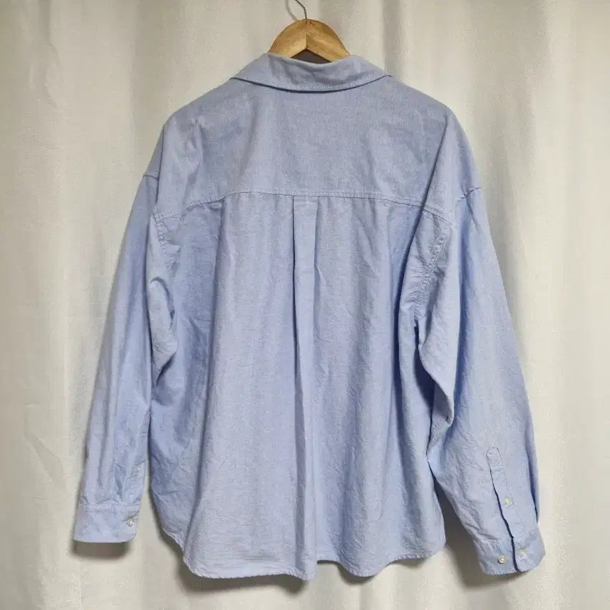 [BUNJANG] SPAO Light Blue Oversized Shirt XXL / 스파오 연블루 셔츠 남방 xxl