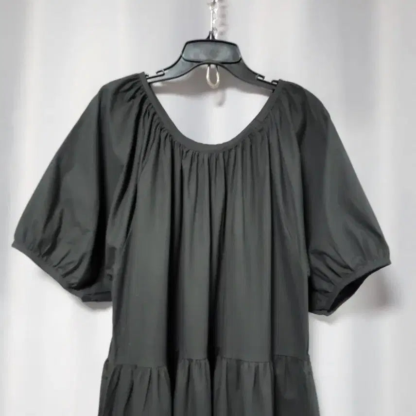 [SOLD OUT] 셔링 퍼프소매 롱원피스