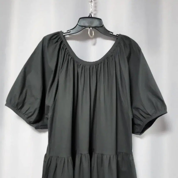 [SOLD OUT] 셔링 퍼프소매 롱원피스