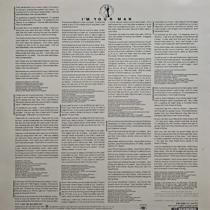 [BUNJANG] Leonard Cohen I&