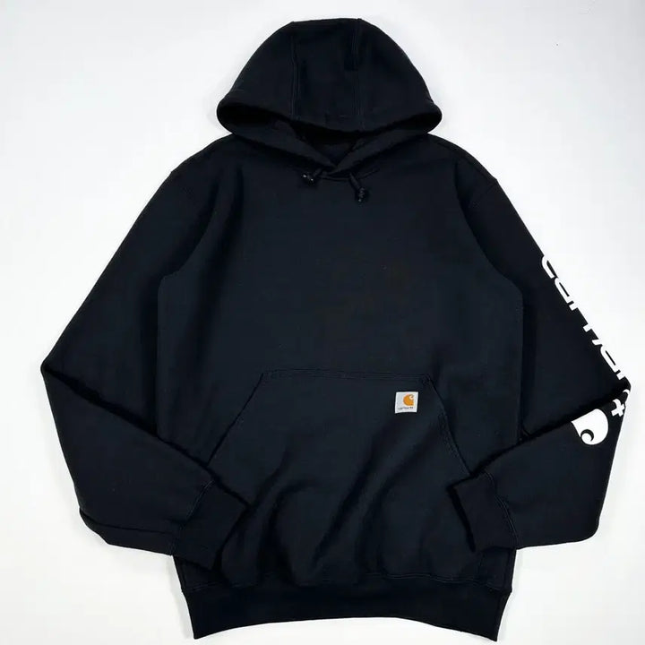 [BUNJANG] Carhartt Original Fit Basic Hoodie Black / (실측L) 칼하트 오리지널핏 베이직 후드티 블랙
