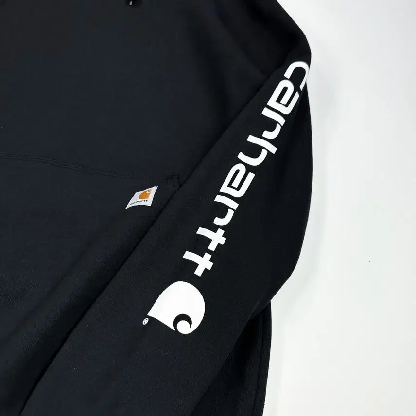 [BUNJANG] Carhartt Original Fit Basic Hoodie Black / (실측L) 칼하트 오리지널핏 베이직 후드티 블랙