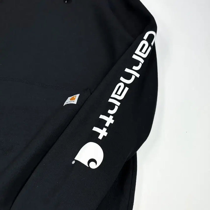 [BUNJANG] Carhartt Original Fit Basic Hoodie Black / (실측L) 칼하트 오리지널핏 베이직 후드티 블랙