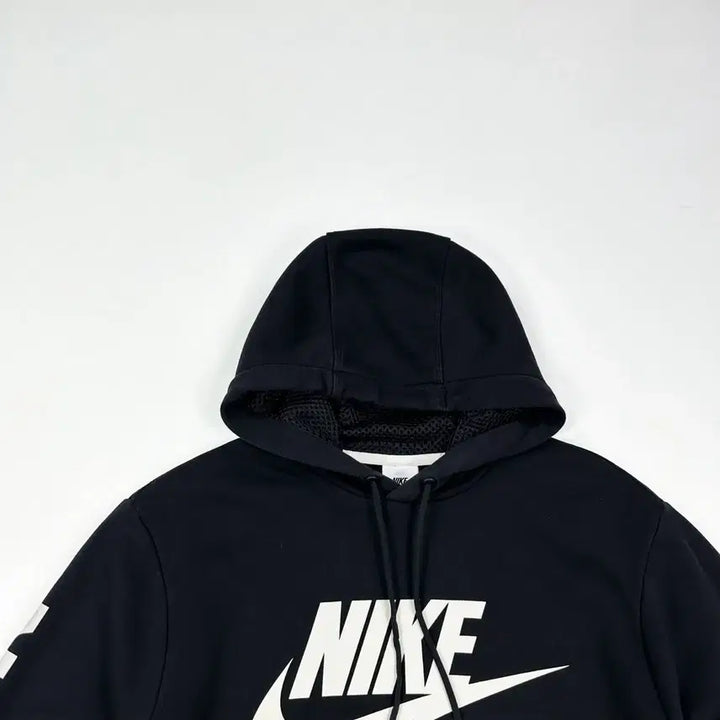 [BUNJANG] Nike Air Center Logo Tech Hoodie Black / (M) 나이키 에어 센터로고 테크 후드티 블랙