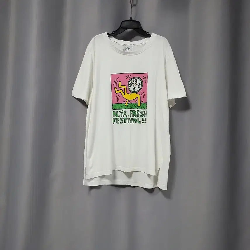 [BUNJANG] Keith Haring Unisex Cotton T-Shirt / 키스헤링 공용 면티