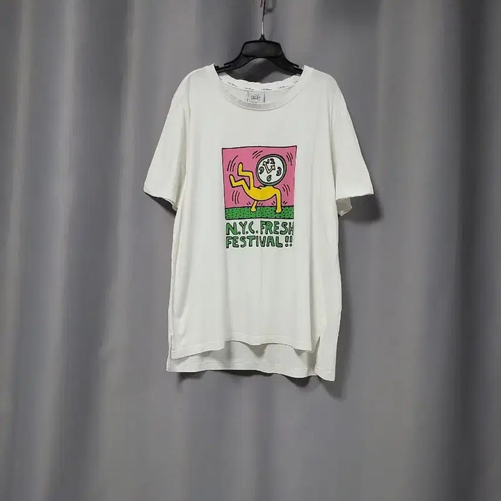 [BUNJANG] Keith Haring Unisex Cotton T-Shirt / 키스헤링 공용 면티