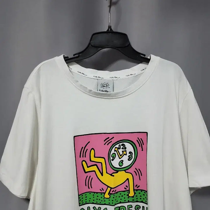 [BUNJANG] Keith Haring Unisex Cotton T-Shirt / 키스헤링 공용 면티